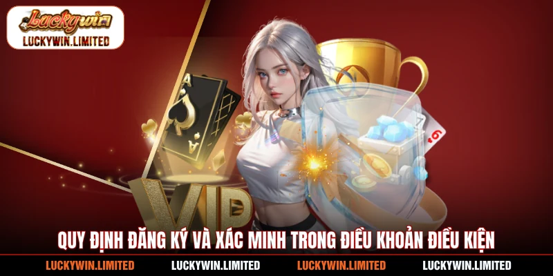 Quy định đăng ký và xác minh trong điều khoản điều kiện